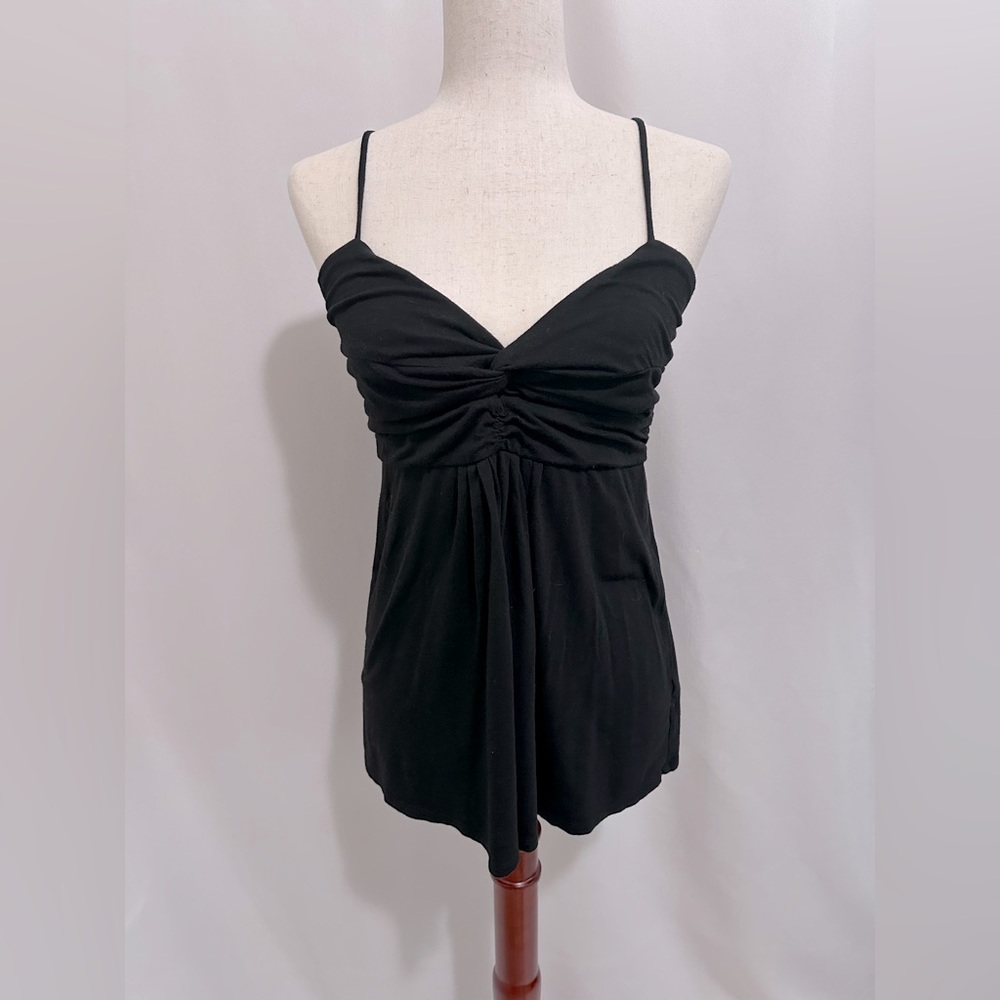 Boston Proper ruched flowing tank top. Size: M